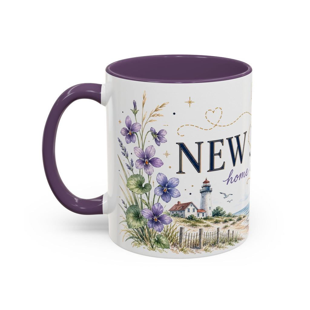New Jersey Home State Mug | Moving Away Gift | Long Distance Friendship Coffee Cup | 11oz 15oz Accent Mug