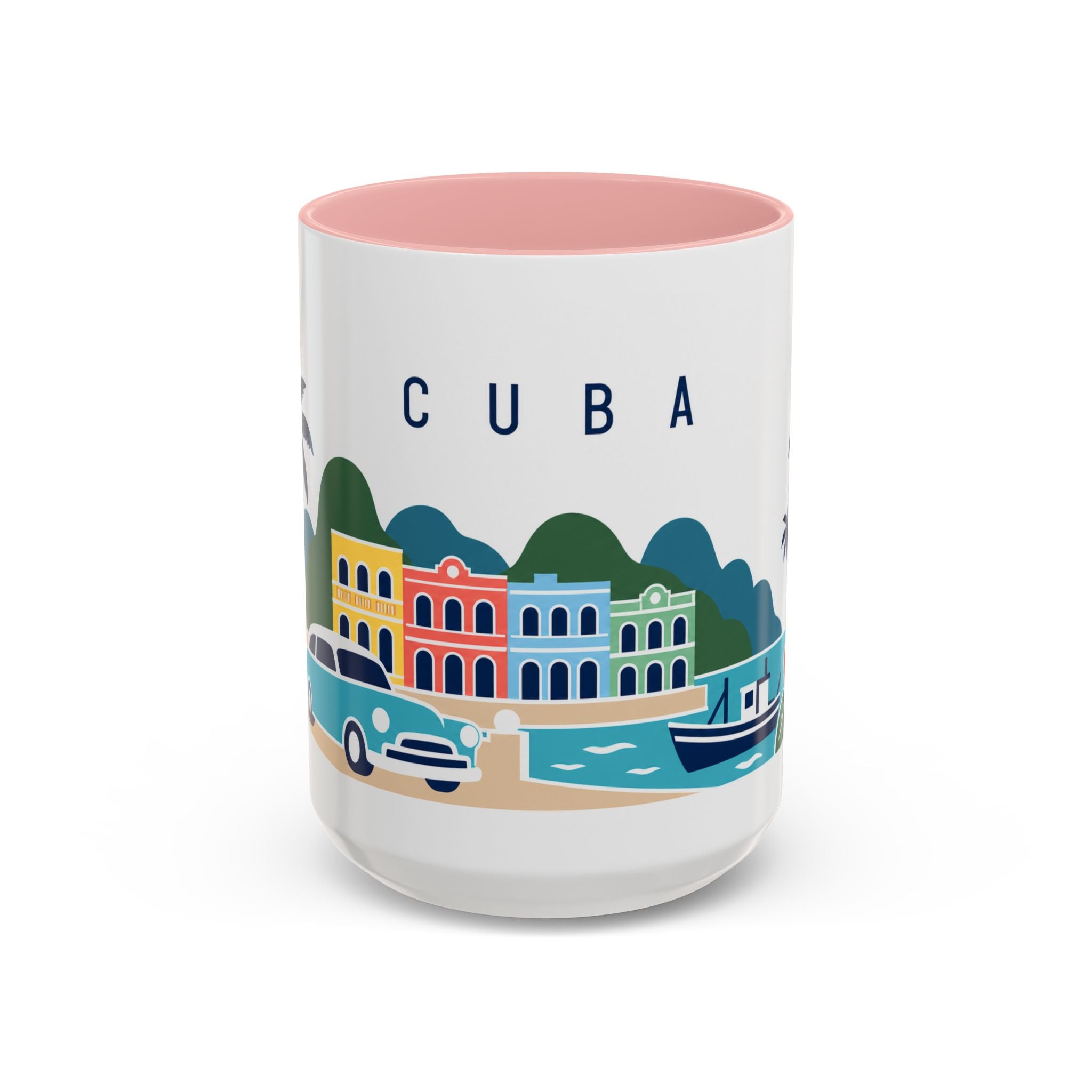 Cuba-Inspired Coffee Mug | US Produced & Fulfilled | Travel Souvenir Accent Mug | Ceramic Cup 11oz 15oz