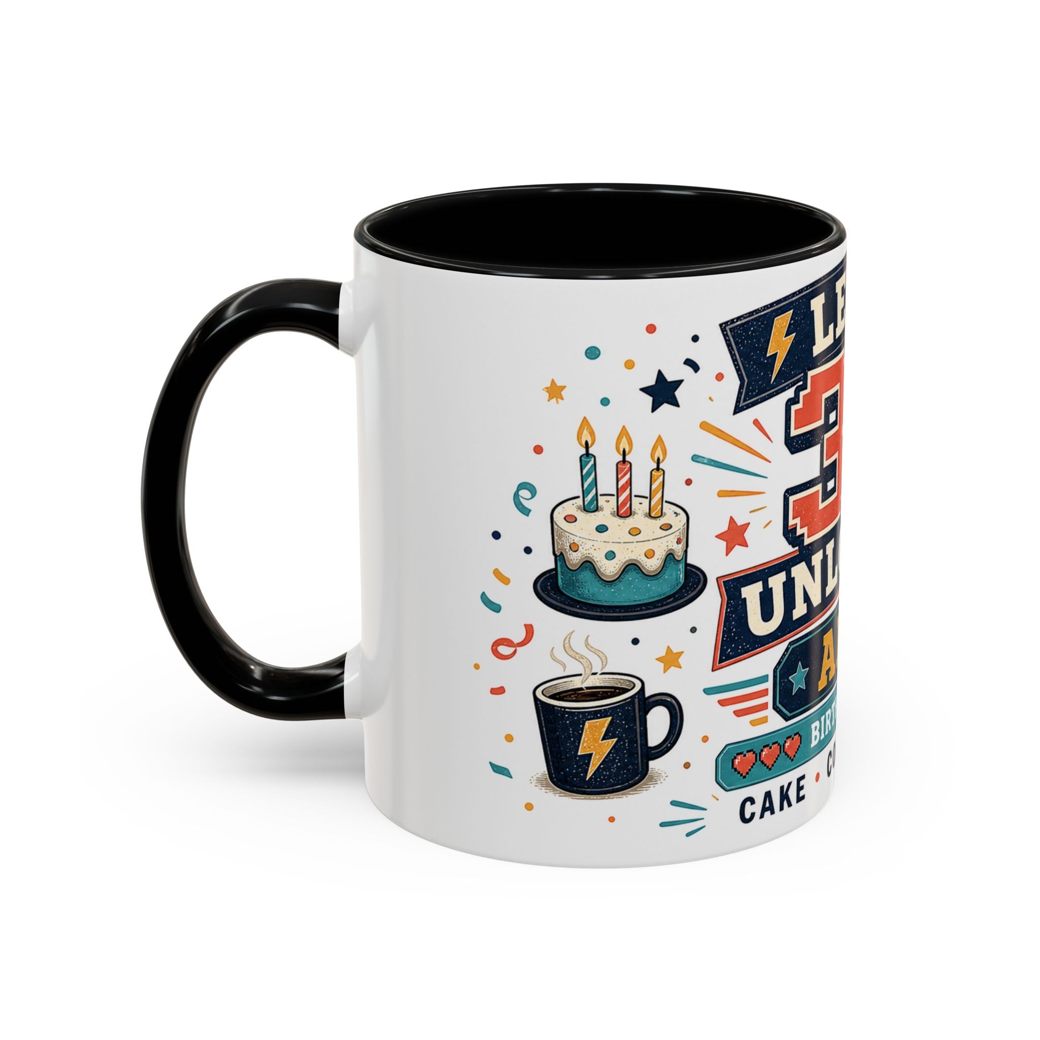 Custom Gamer Birthday Mug | Level Unlocked Name Age Coffee Cup