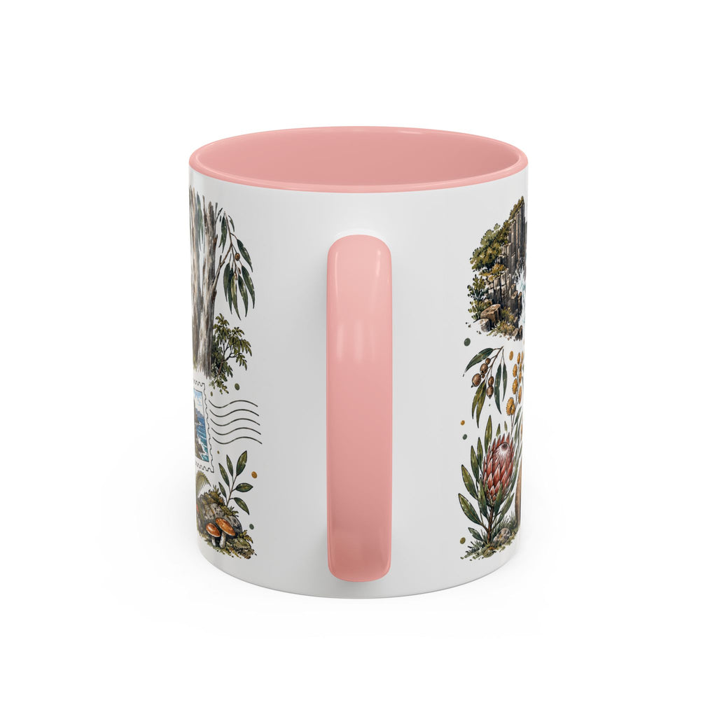 Tasmania Coffee Mug | Travel Destination Souvenir Gift | Accent Color Ceramic 11oz 15oz