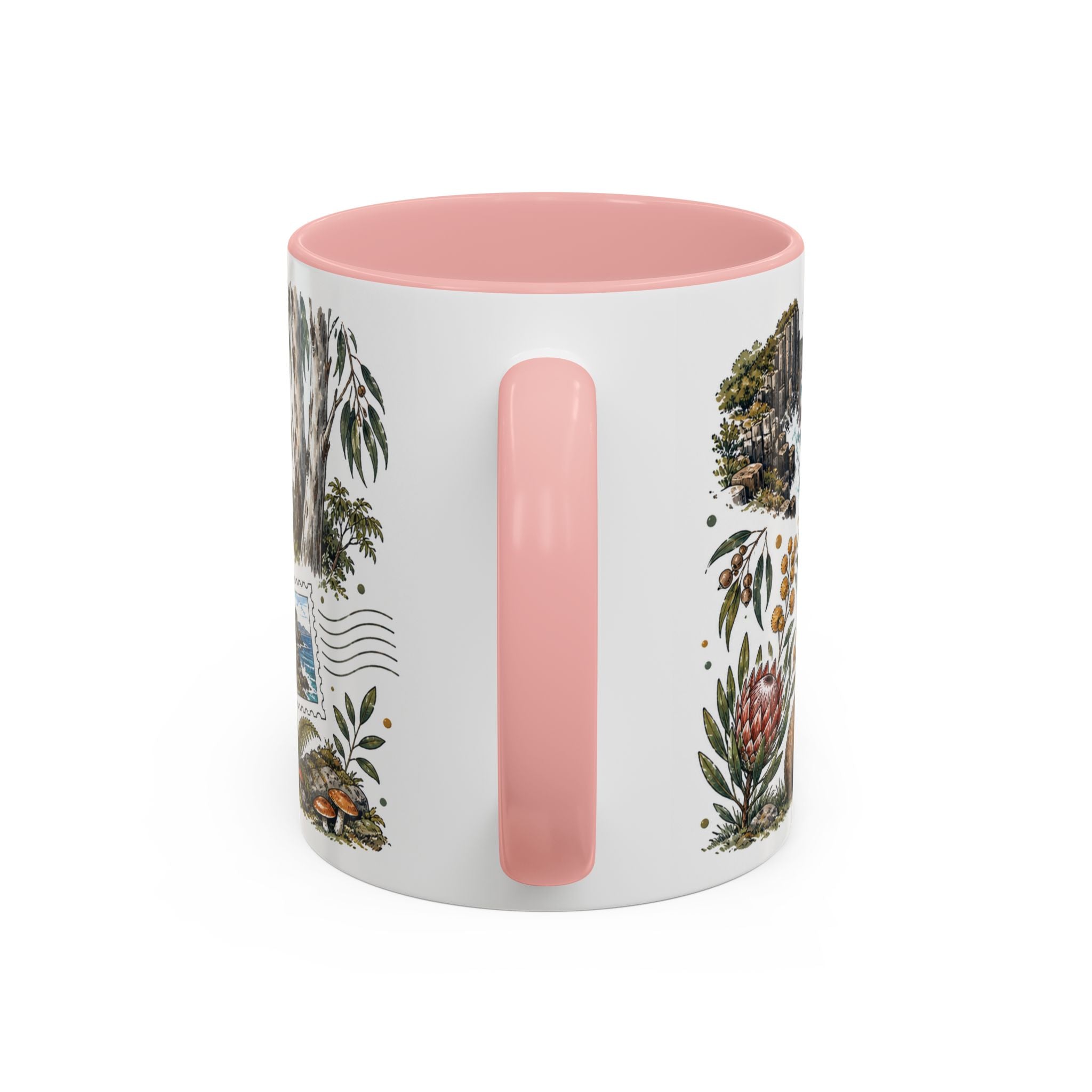 Tasmania Coffee Mug | Travel Destination Souvenir Gift | Accent Color Ceramic 11oz 15oz