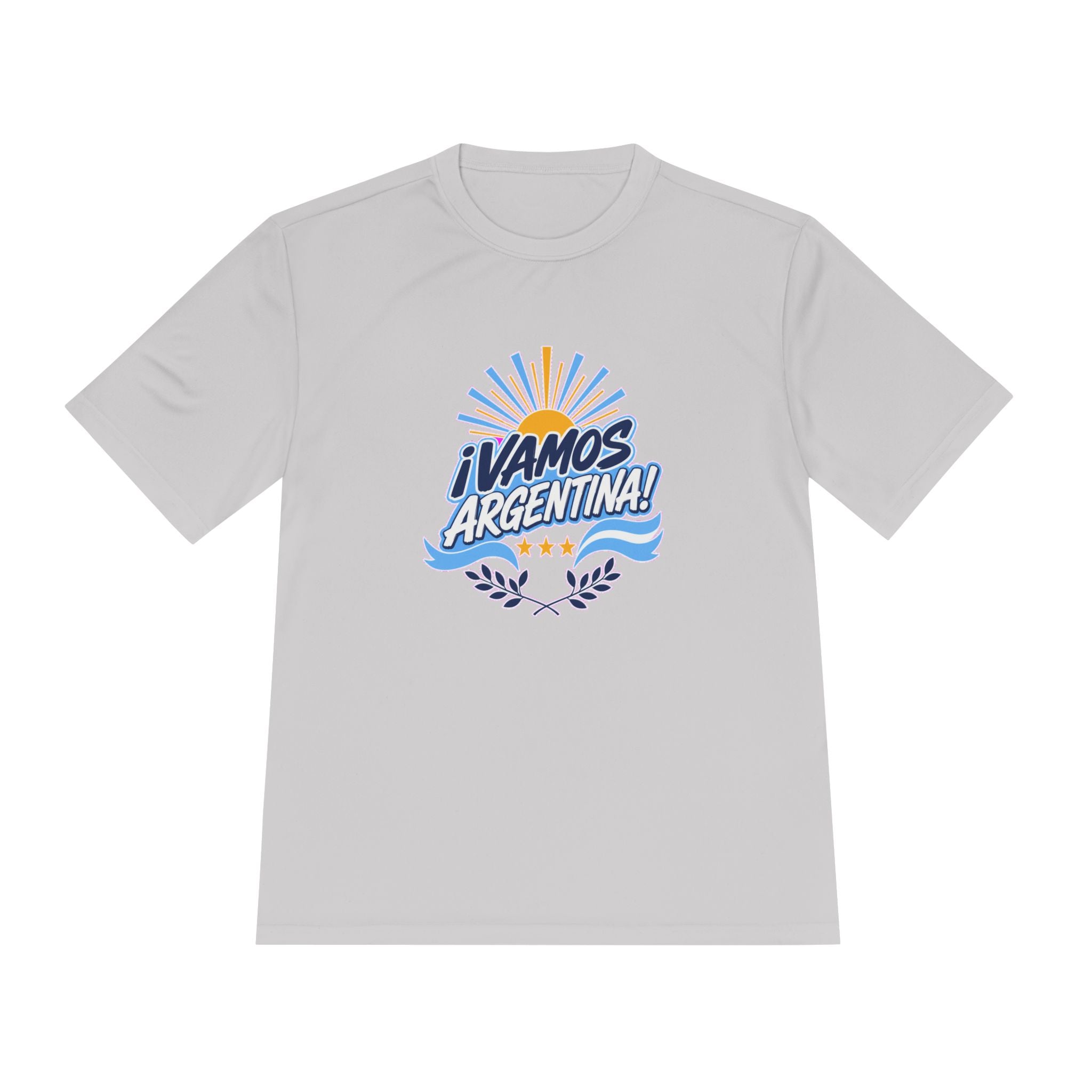 Argentina Soccer T Shirt, ¡Vamos Argentina! Tee, World Football Fan Shirt, Moisture Wicking Sport Tee