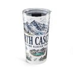 North Cascades National Park 20oz Tumbler | Washington Alpine Glacier Hiking Gift | Insulated Stainless Steel Travel Cup