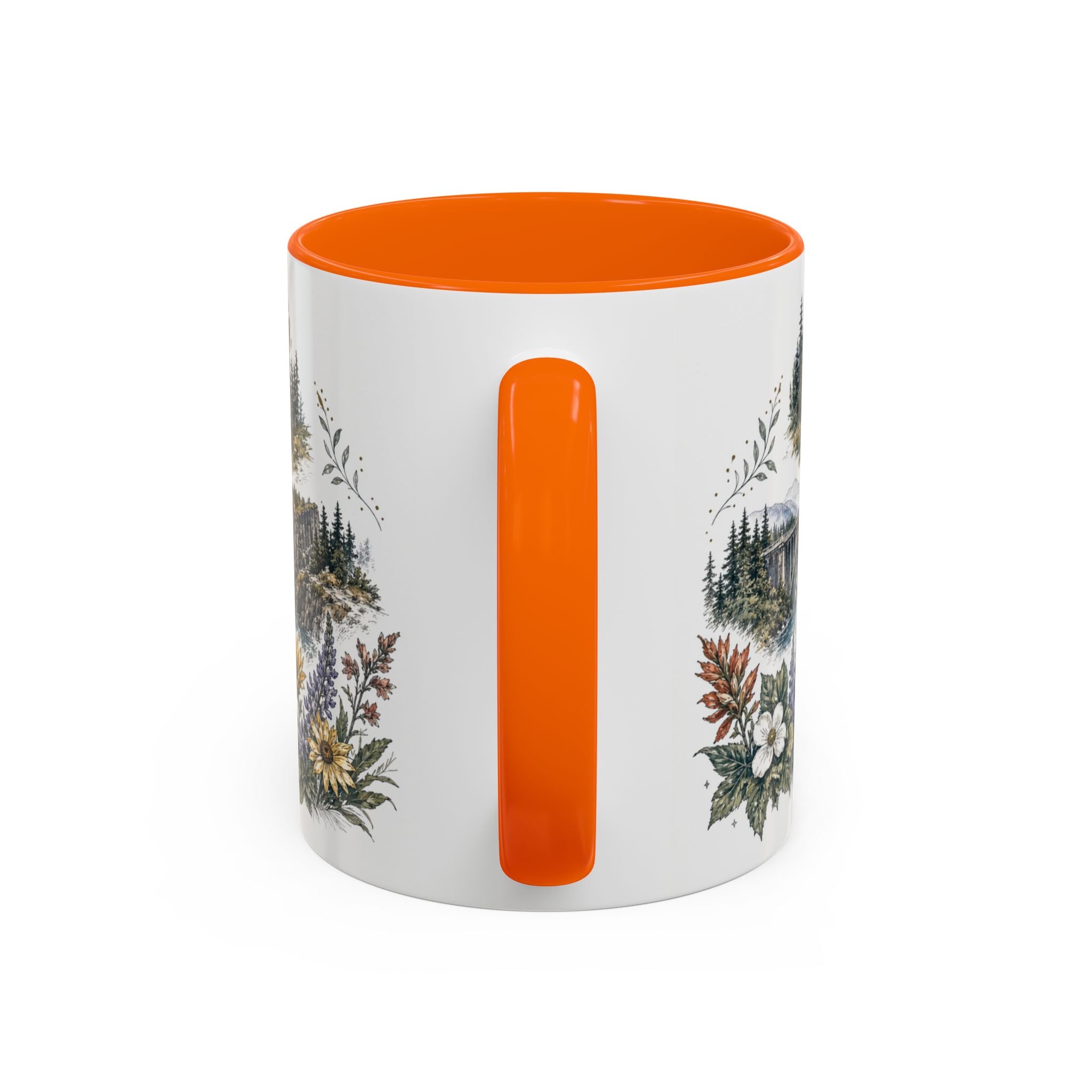 Columbia River Gorge Mug, Pacific Northwest Travel Souvenir, Bucket List Gift, Accent Ceramic Coffee Mug 11oz 15oz
