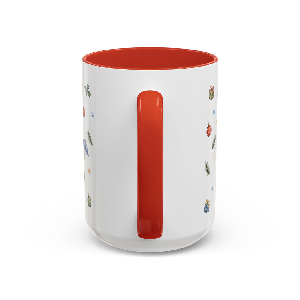 Amsterdam Christmas Watercolor Mug | Festive City Souvenir Coffee Cup