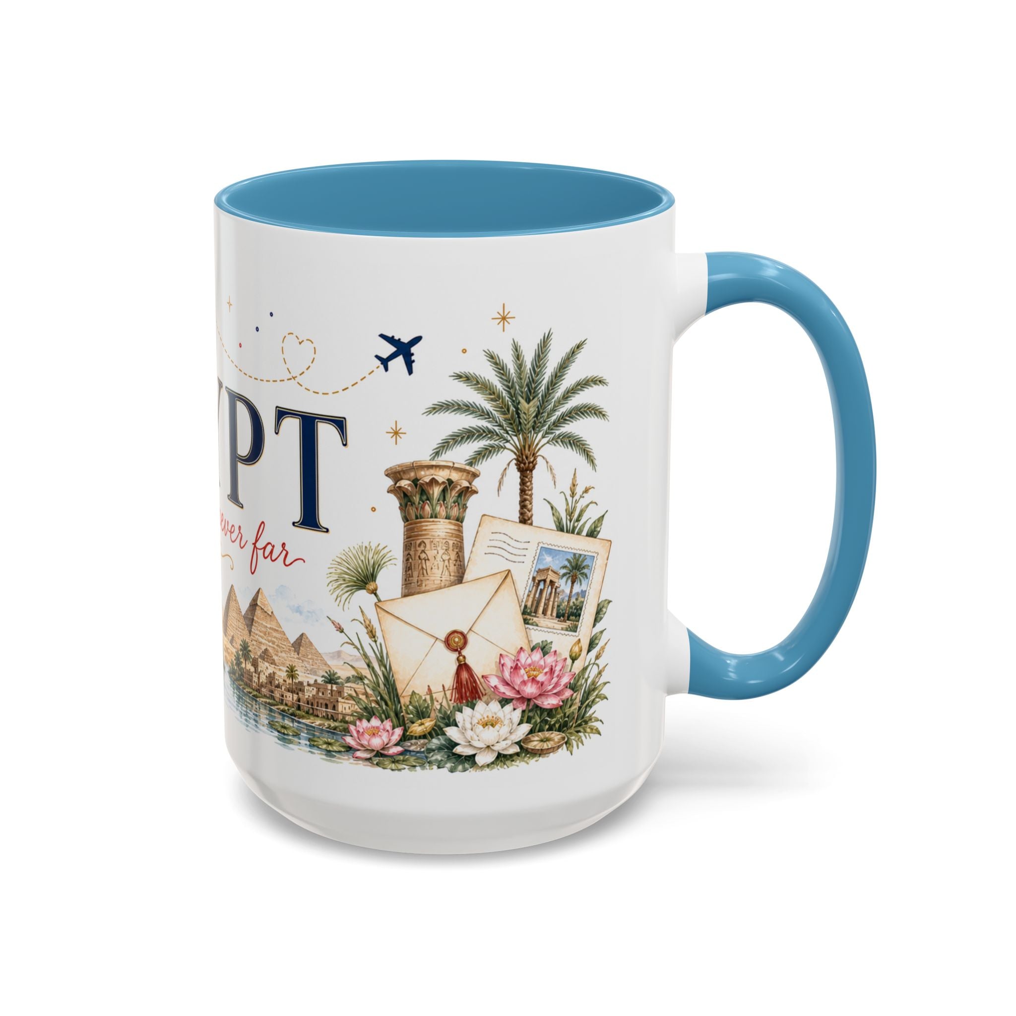 Egypt Home Country Mug | Moving Away Gift | Long Distance Friendship | 11 oz 15 oz Accent Mug