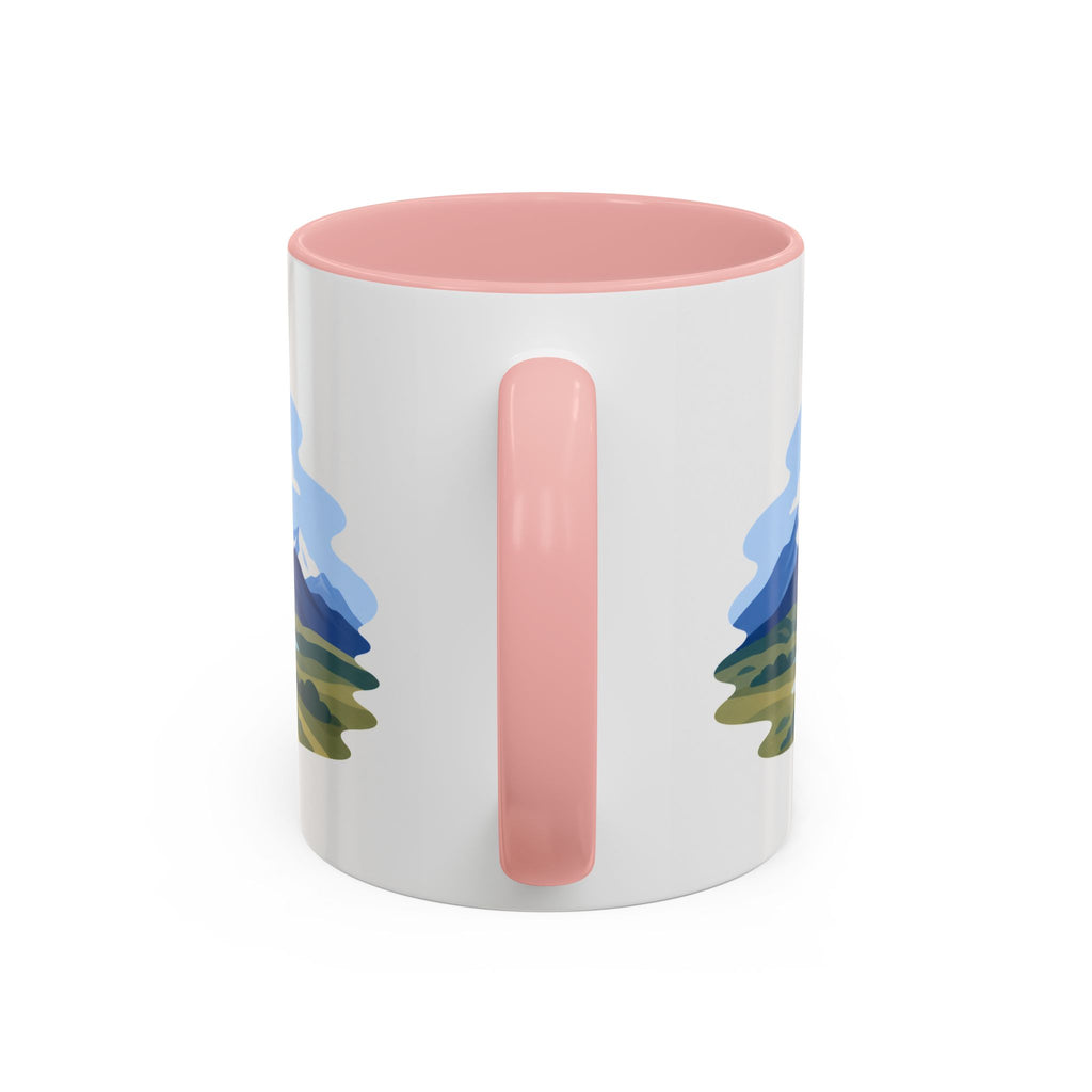 Wrangell-St. Elias National Park Coffee Mug | Solid Color Block Park Souvenir | 11oz 15oz Accent Mug