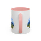 Wrangell-St. Elias National Park Coffee Mug | Solid Color Block Park Souvenir | 11oz 15oz Accent Mug