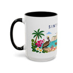 Sint Maarten Coffee Mug | Travel Souvenir Accent Mug | Country Gift Ceramic Cup 11oz 15oz