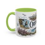 Orkney Islands Mug, Scotland Travel Souvenir, Bucket List Gift, Accent Ceramic Coffee Mug 11oz 15oz