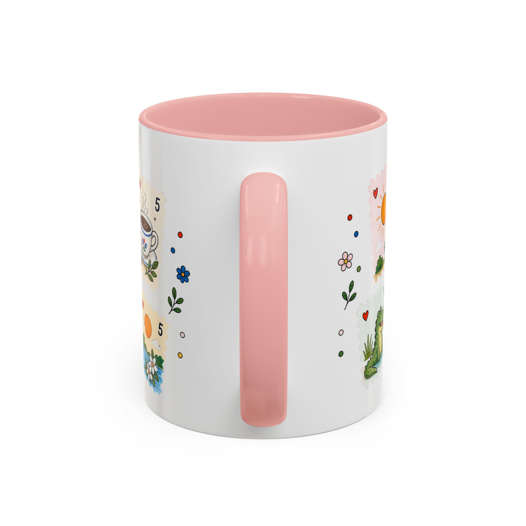 Orlando Coffee Mug | Postage Stamp Collage Mug | Travel Souvenir Accent Cup 11oz 15oz