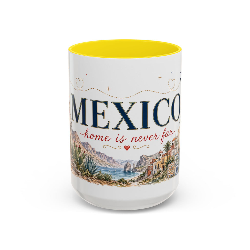 Mexico Home Country Mug | Moving Away Gift | Long Distance Friendship | 11 oz 15 oz Accent Mug