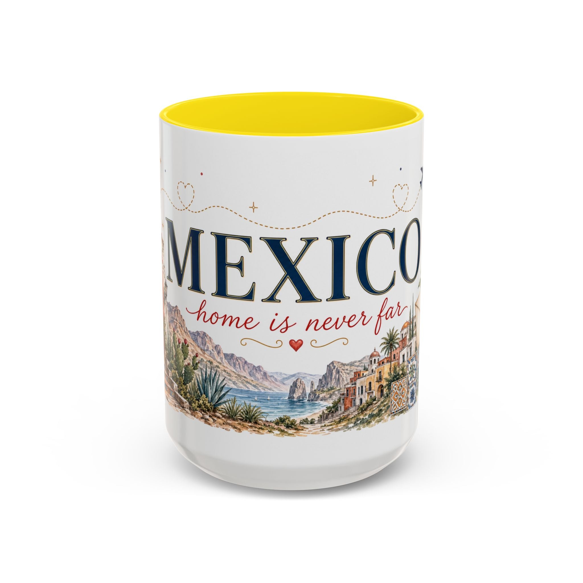 Mexico Home Country Mug | Moving Away Gift | Long Distance Friendship | 11 oz 15 oz Accent Mug