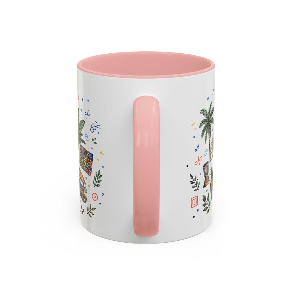 Kinshasa Coffee Mug | DR Congo Souvenir Travel Gift | Accent Color Ceramic 11oz 15oz