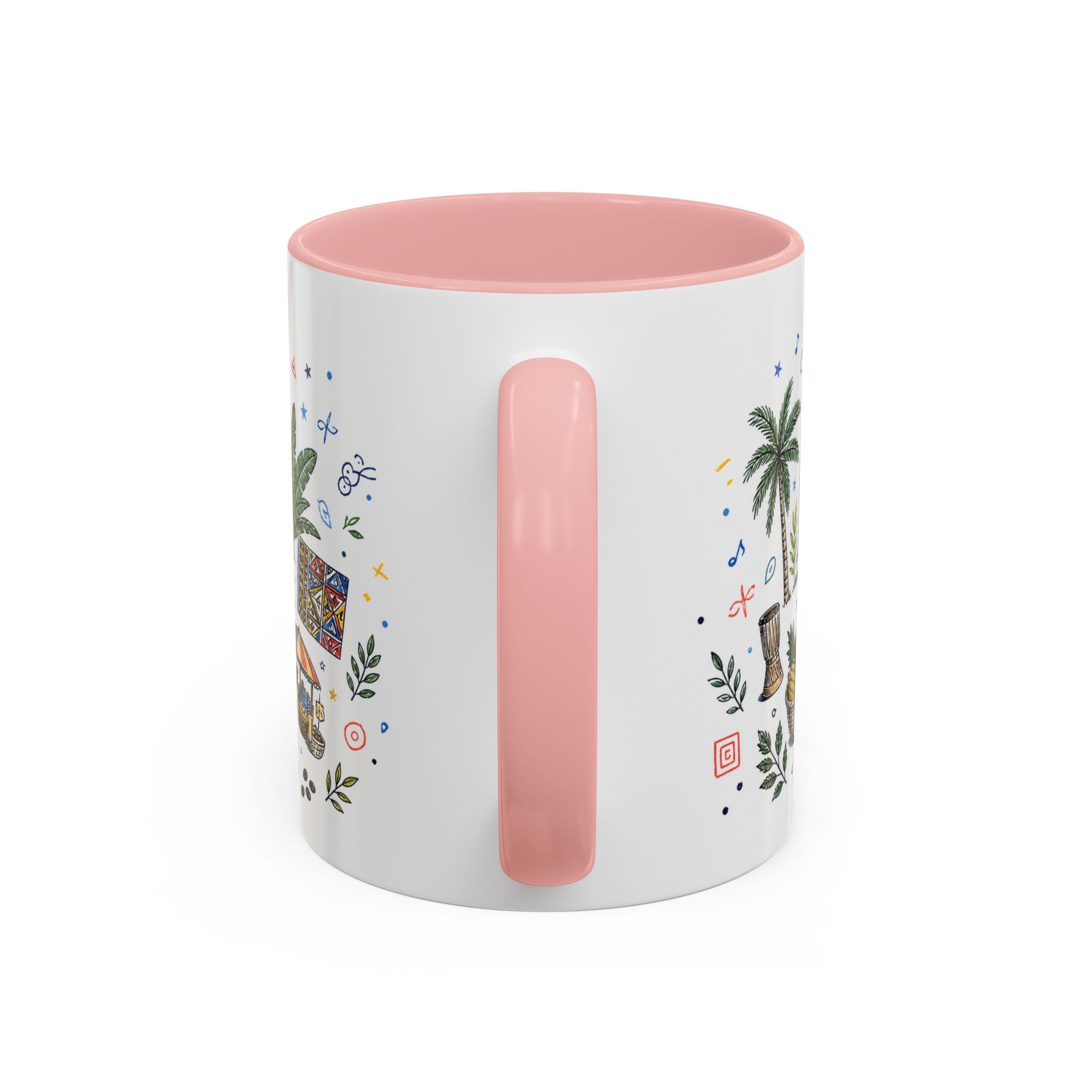 Kinshasa Coffee Mug | DR Congo Souvenir Travel Gift | Accent Color Ceramic 11oz 15oz