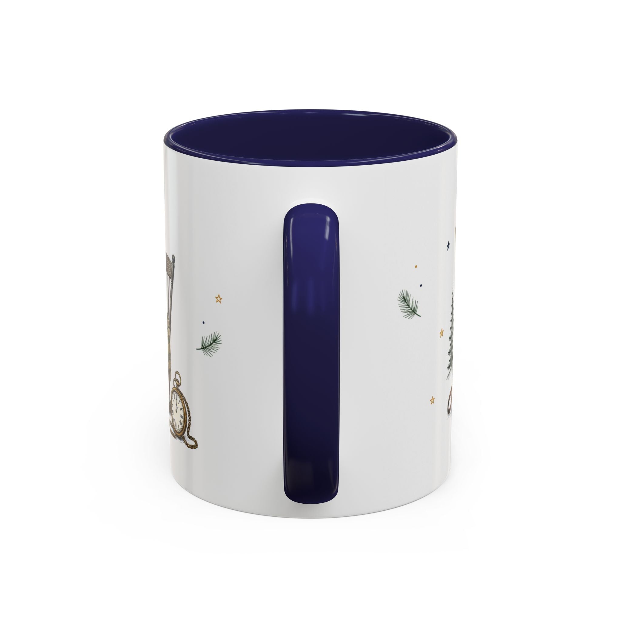 Grandpa's Stories Are The Best Coffee Mug | Gift From Grandkids | Accent Color Ceramic 11oz 15oz