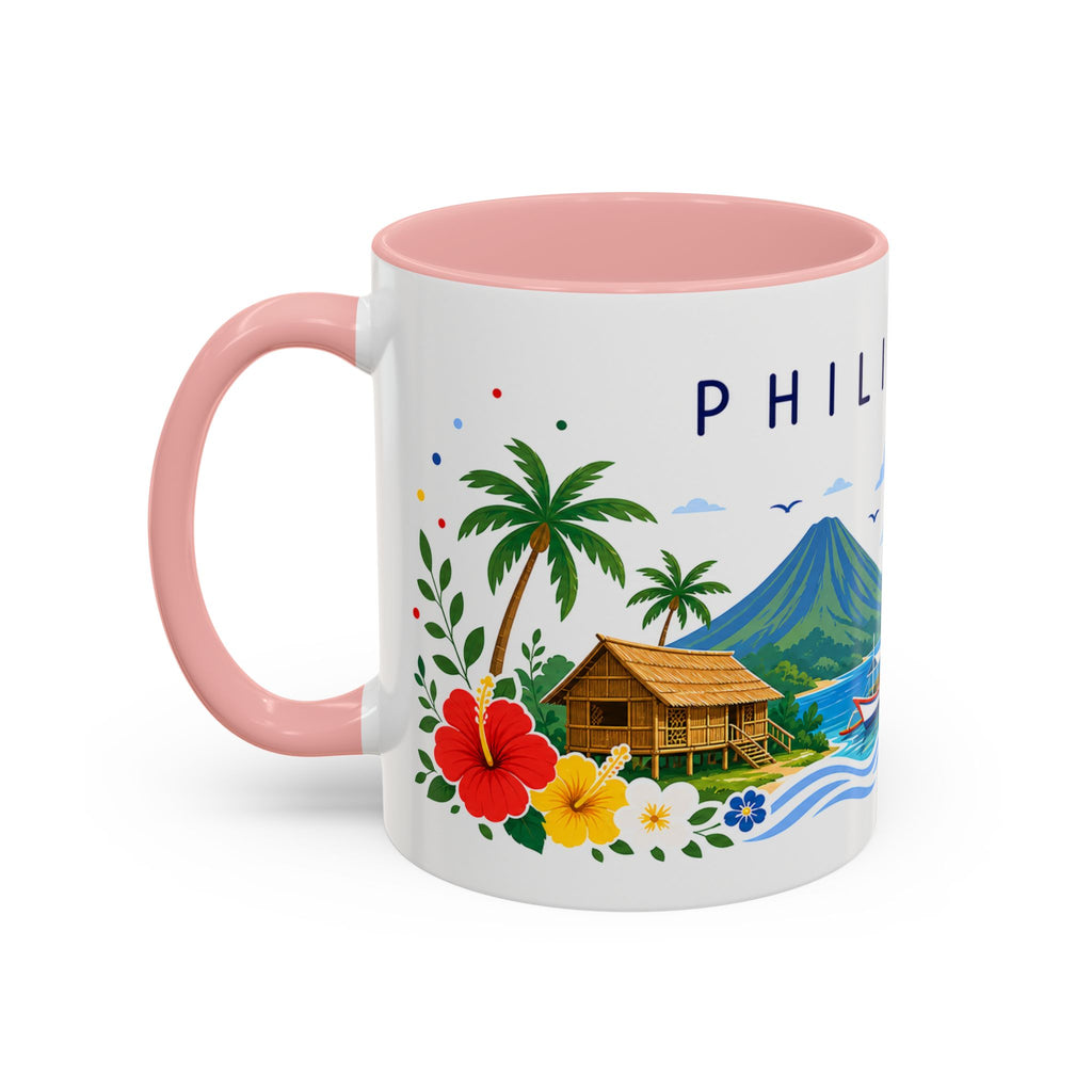 Philippines Coffee Mug | Travel Souvenir Accent Mug | Place Gift Ceramic Cup 11oz 15oz