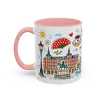 Madrid Travel Mug | European City Souvenir Accent Coffee Mug | 11oz 15oz Ceramic Cup