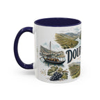 Douro Valley Mug, Portugal Travel Souvenir, Bucket List Gift, Accent Ceramic Coffee Mug 11oz 15oz