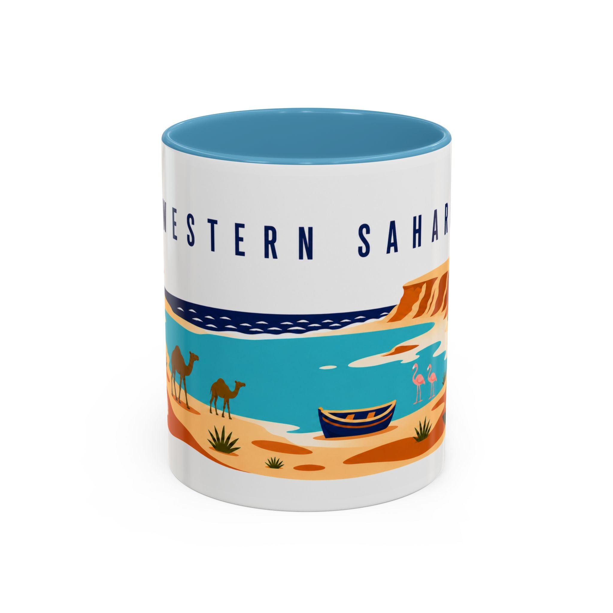 Western Sahara Coffee Mug | Travel Souvenir Accent Mug | Country Gift Ceramic Cup 11oz 15oz