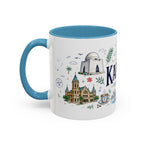 Karachi Coffee Mug | Pakistan Souvenir Travel Gift | Accent Color Ceramic 11oz 15oz