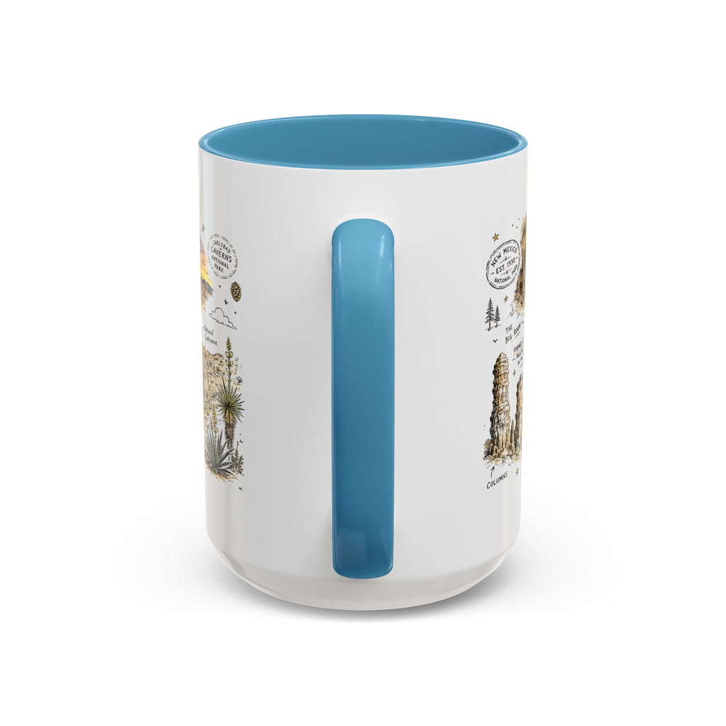 Carlsbad Caverns National Park Coffee Mug | New Mexico Cave Exploration Bat Gift | Accent Color Ceramic 11oz 15oz