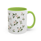 Missouri Hawthorn Mug, State Flower Floral Coffee Cup, 11oz Botanical Gift