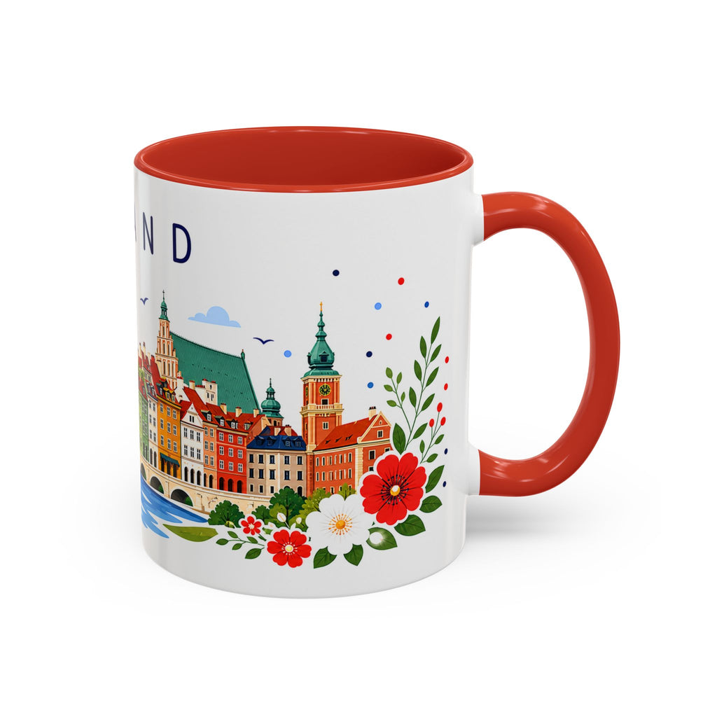 Poland Coffee Mug | Travel Souvenir Accent Mug | Place Gift Ceramic Cup 11oz 15oz