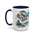 Abel Tasman Coast Mug, New Zealand Travel Souvenir, Bucket List Gift, Accent Ceramic Coffee Mug 11oz 15oz