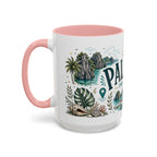 Palawan Coffee Mug | Travel Destination Souvenir Gift | Accent Color Ceramic 11oz 15oz