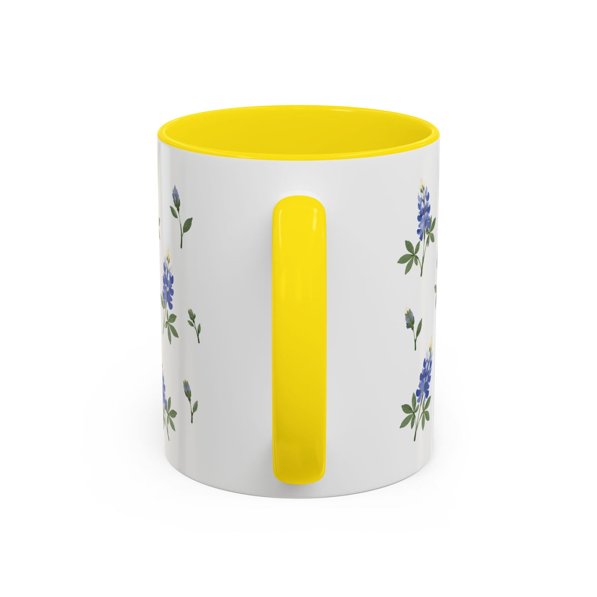 Texas Bluebonnet Mug, State Flower Floral Coffee Cup, 11oz Botanical Gift