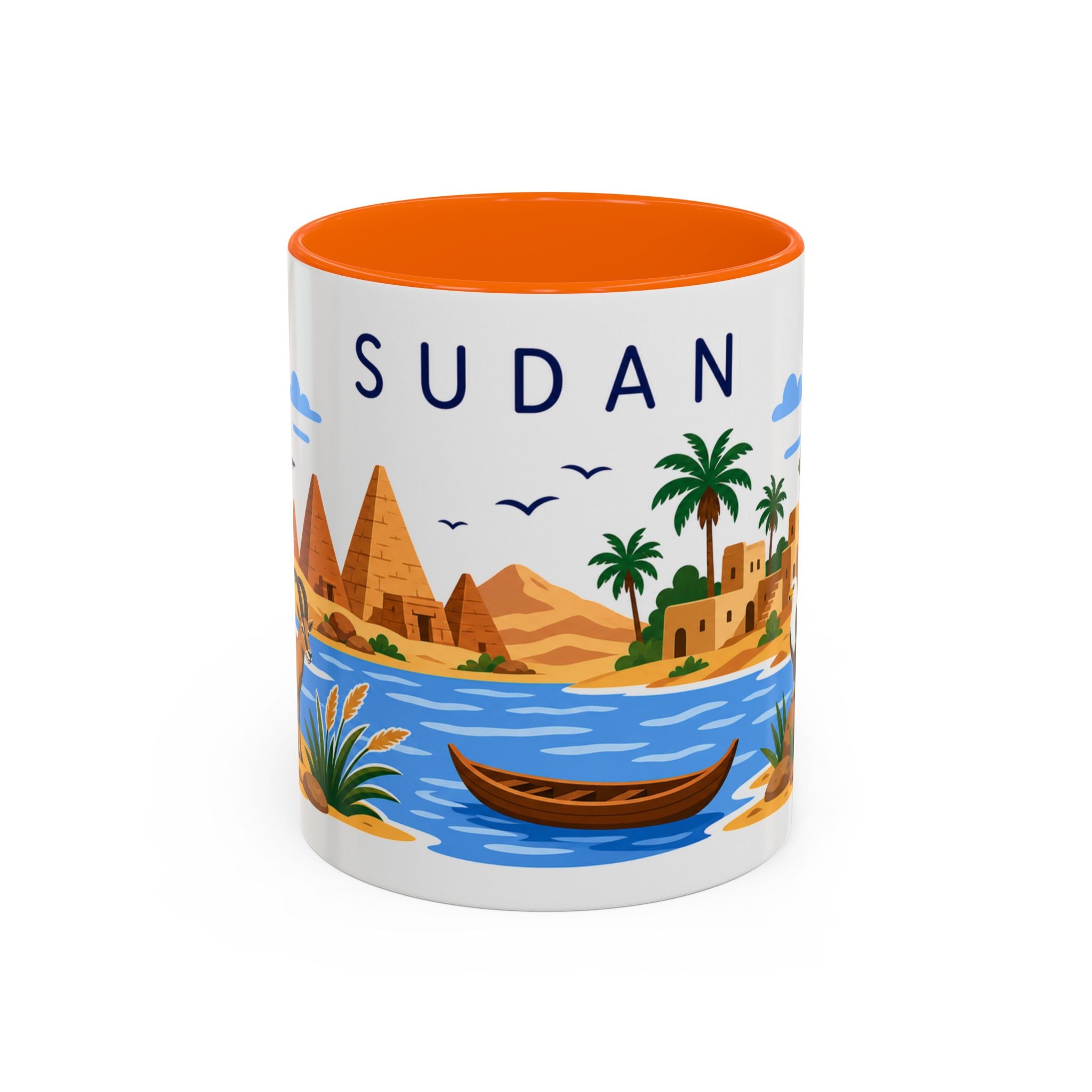 Sudan Home Country Mug | Moving Away Gift | Long Distance Friendship | 11 oz 15 oz Accent Mug