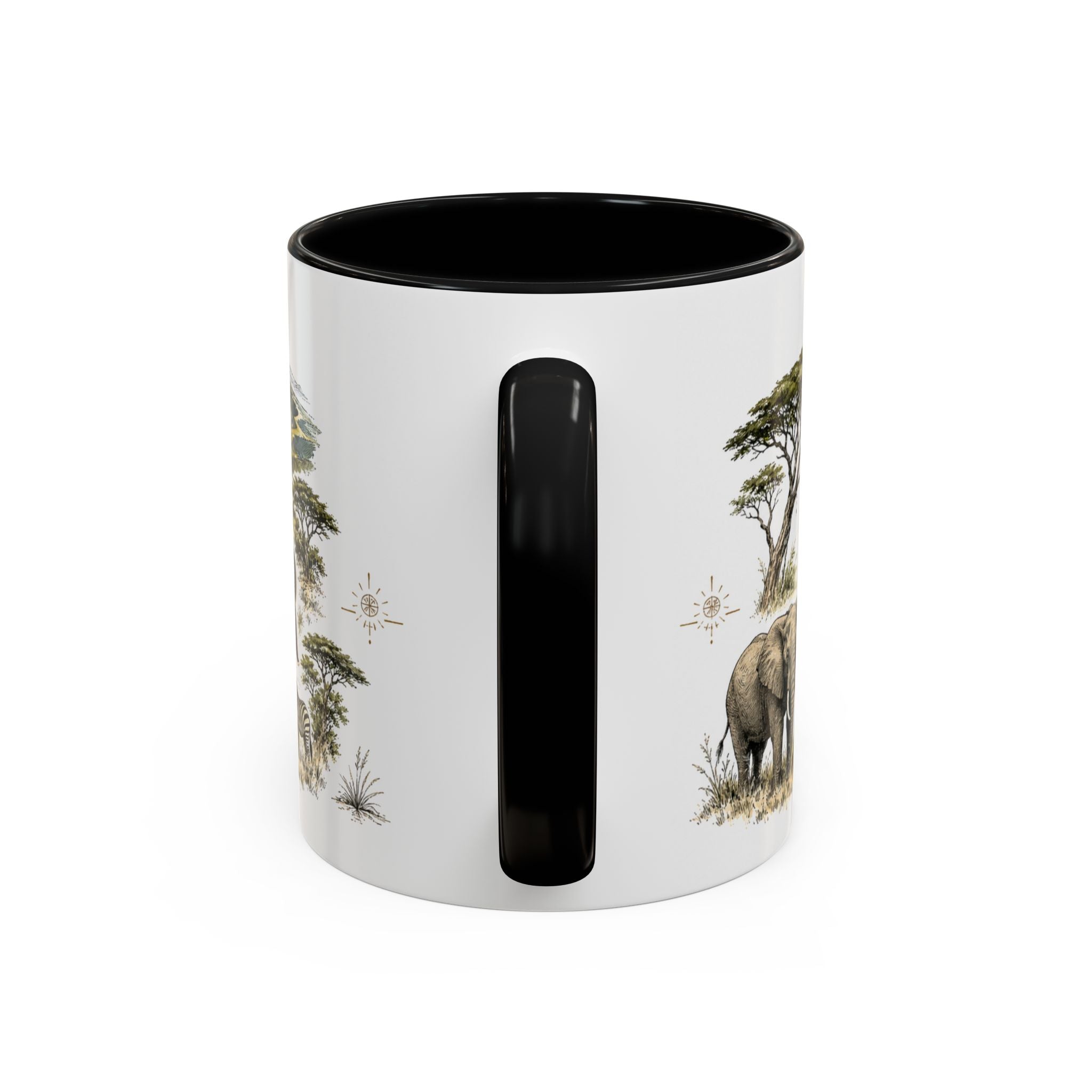 Ngorongoro Crater Mug, Tanzania Travel Souvenir, Bucket List Gift, Accent Ceramic Coffee Mug 11oz 15oz