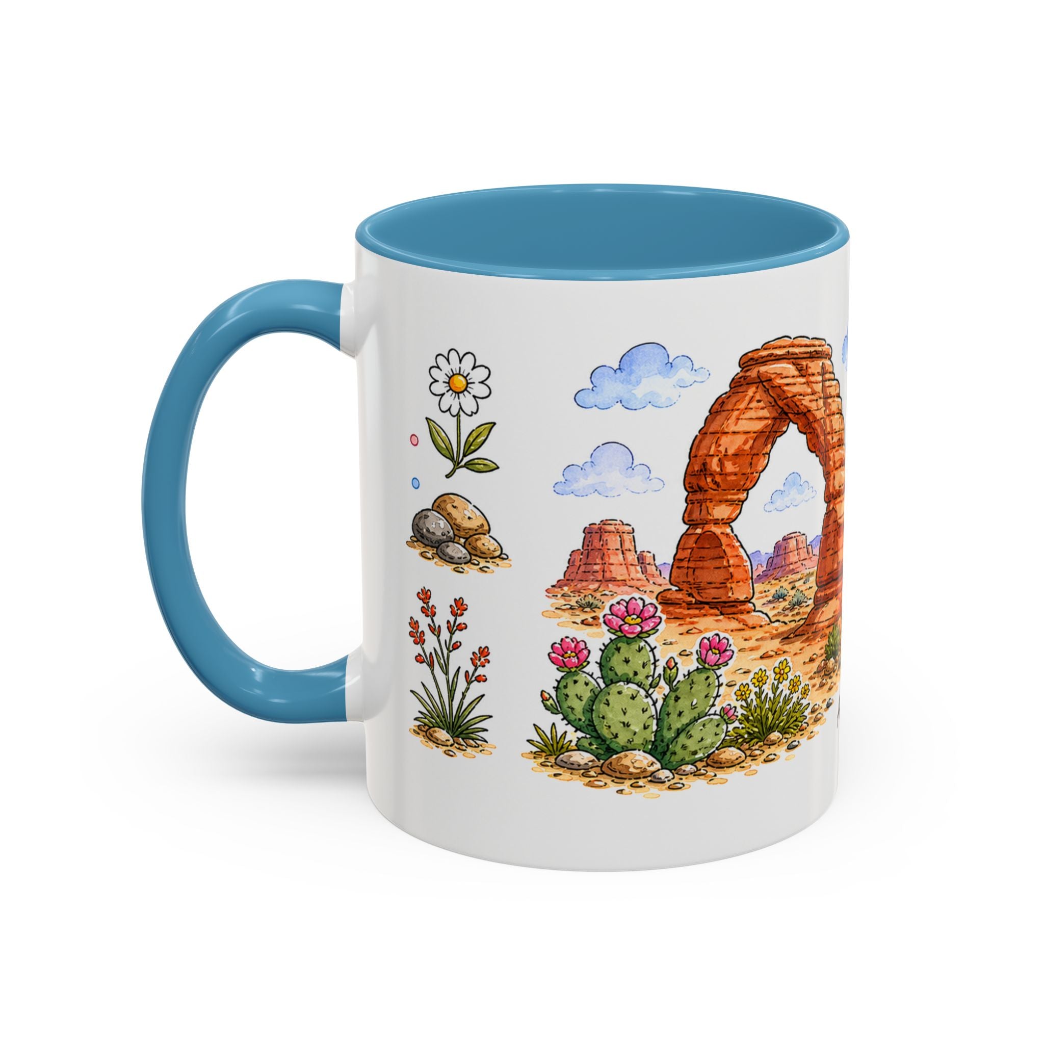 Arches National Park Mug | US Travel Souvenir Accent Coffee Mug | 11oz 15oz Ceramic Cup