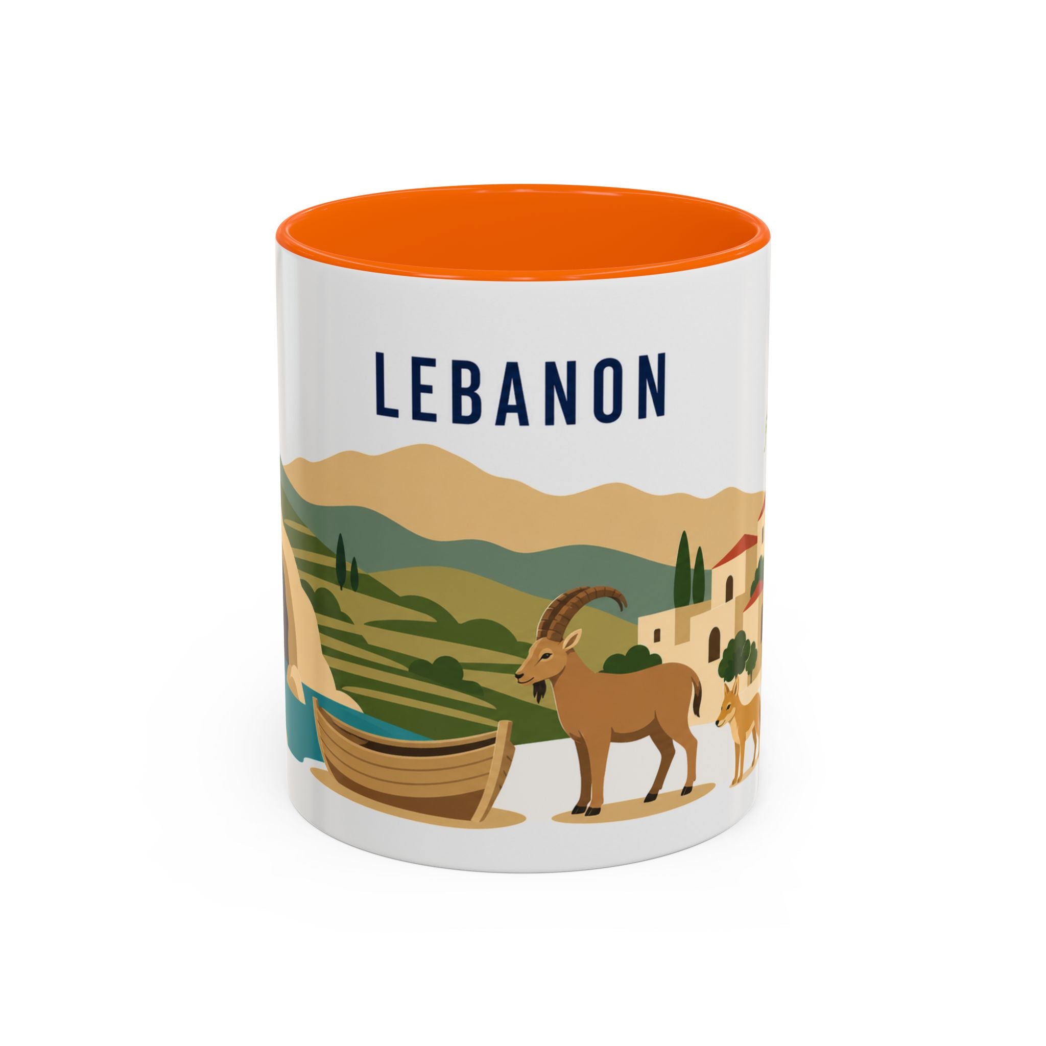 Lebanon Coffee Mug | Travel Souvenir Accent Mug | Country Gift Ceramic Cup 11oz 15oz