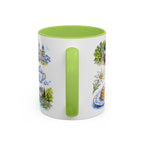 Salzburg Illustrated Travel Mug | City Souvenir Accent Coffee Mug | 11oz 15oz Ceramic Cup