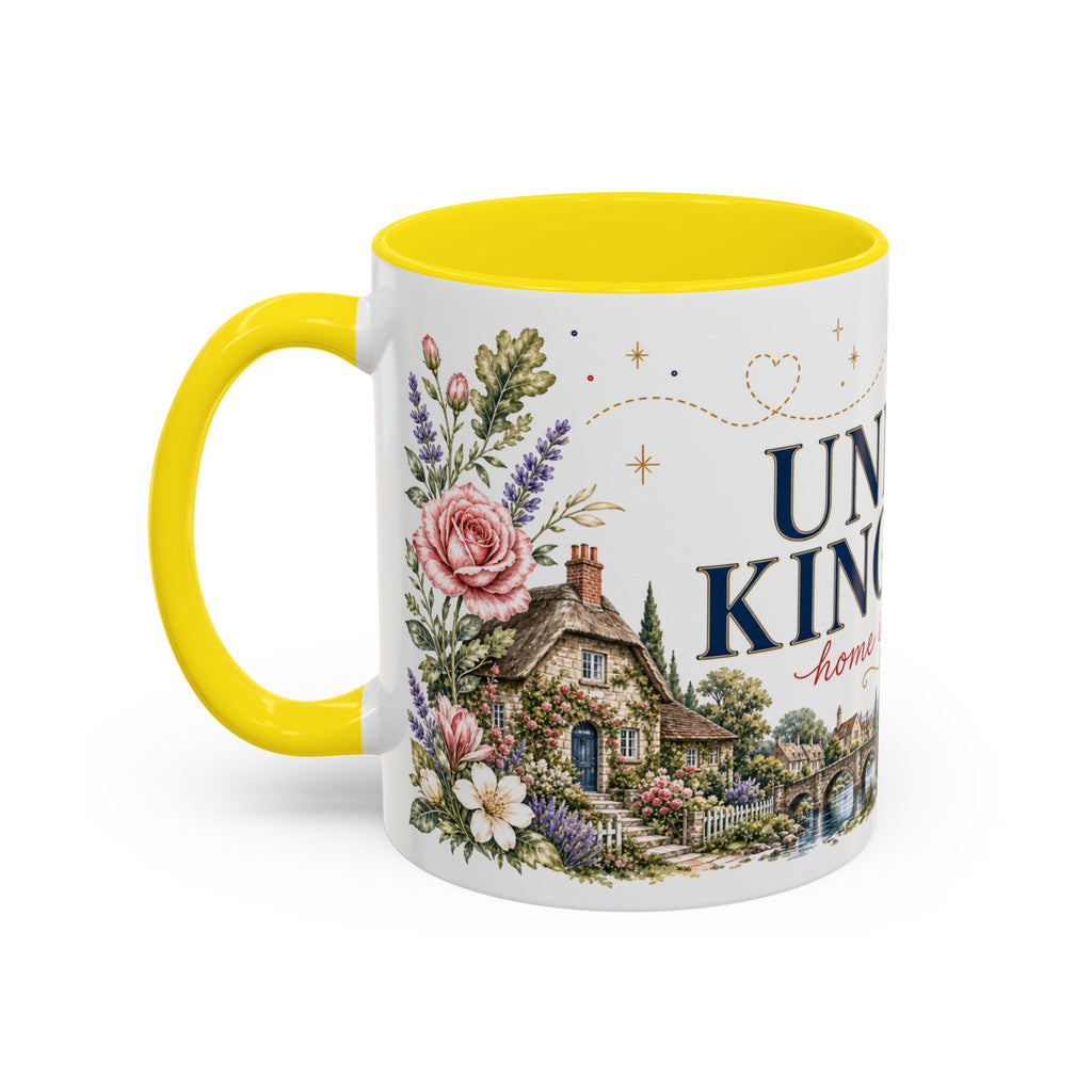 United Kingdom Home Country Mug | Moving Away Gift | Long Distance Friendship | 11 oz 15 oz Accent Mug
