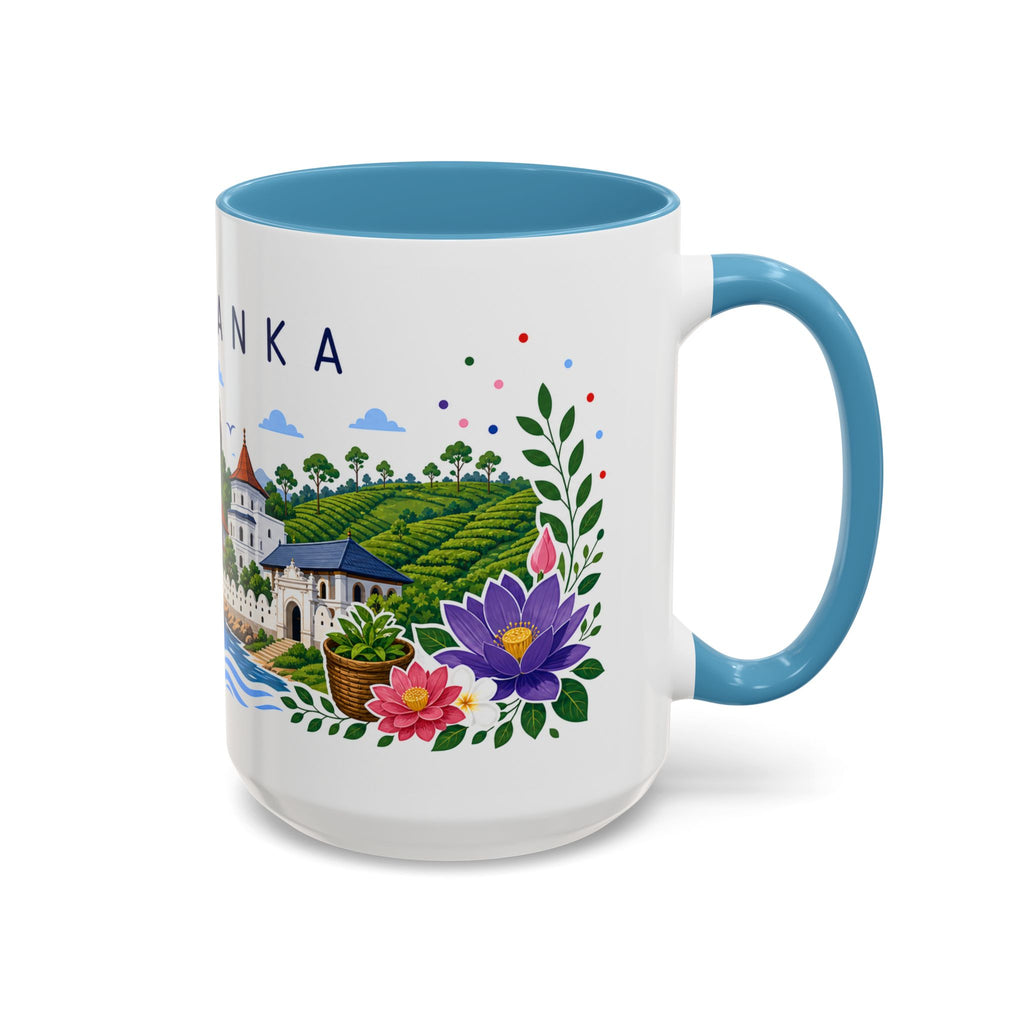 Sri Lanka Coffee Mug | Travel Souvenir Accent Mug | Place Gift Ceramic Cup 11oz 15oz