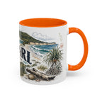 K'gari Mug, Australia Travel Souvenir, Bucket List Gift, Accent Ceramic Coffee Mug 11oz 15oz