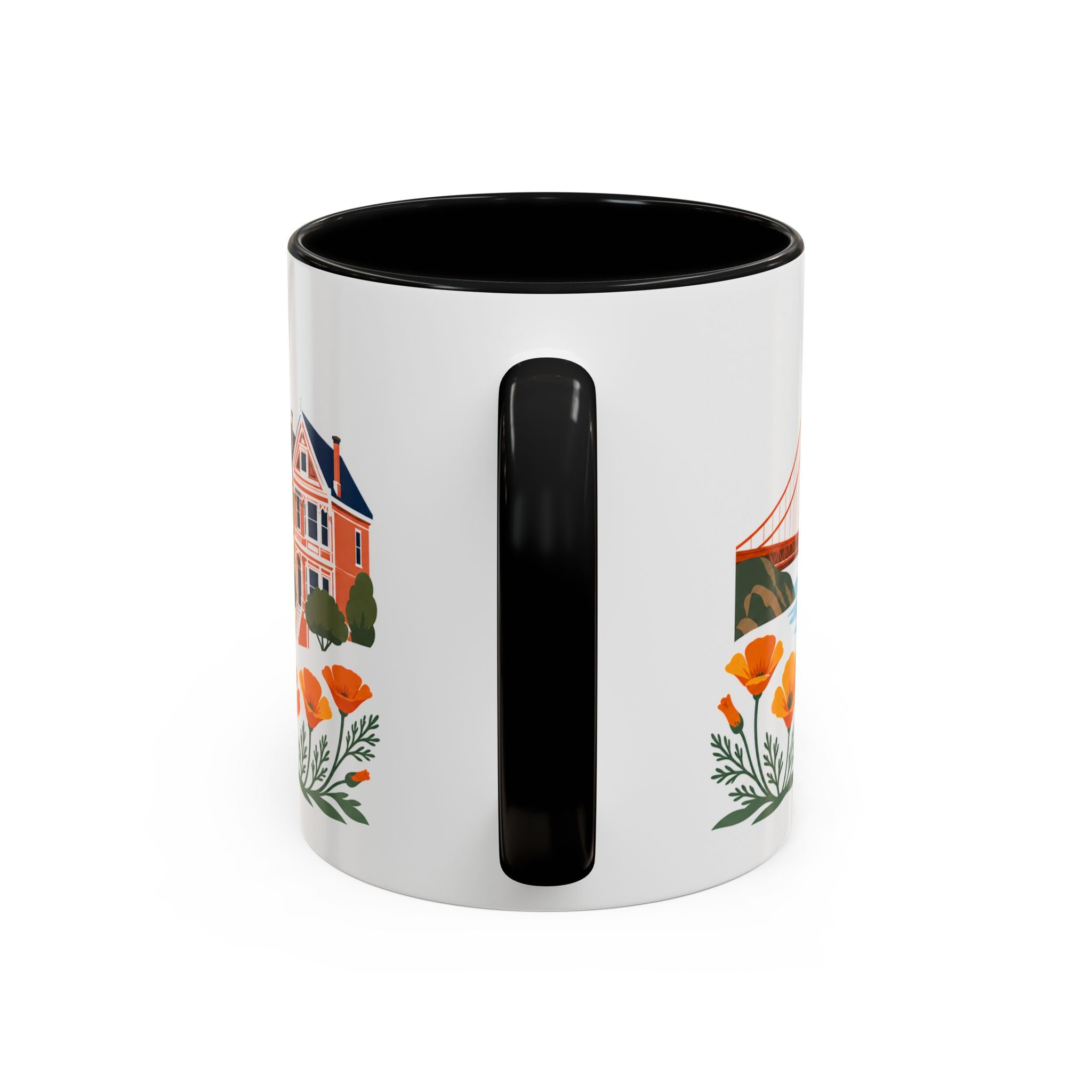 San Francisco Coffee Mug | United States Travel Souvenir | Porcelain Decal City Gift | 11oz 15oz Accent Mug
