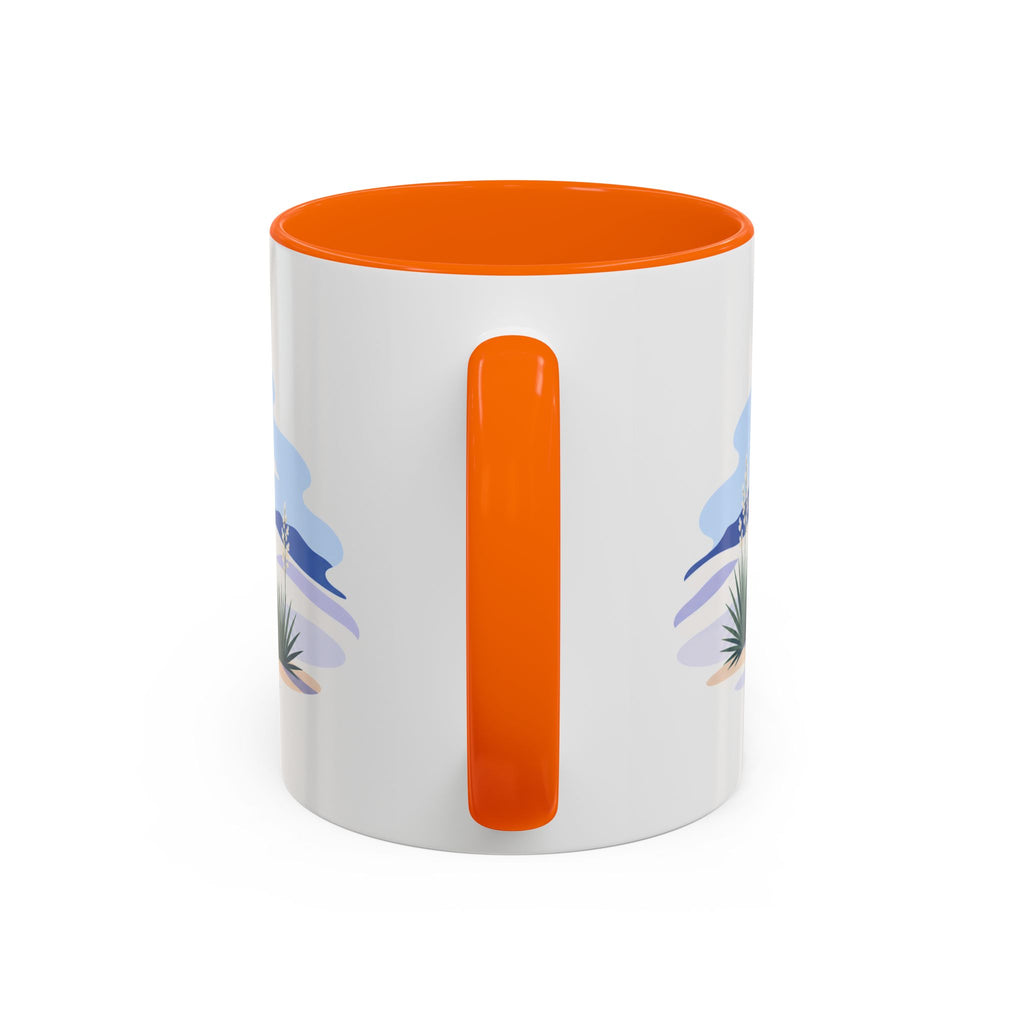 White Sands National Park Coffee Mug | Solid Color Block Park Souvenir | 11oz 15oz Accent Mug