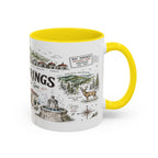 Hot Springs National Park Coffee Mug | Arkansas Thermal Spring Spa Gift | Accent Color Ceramic 11oz 15oz