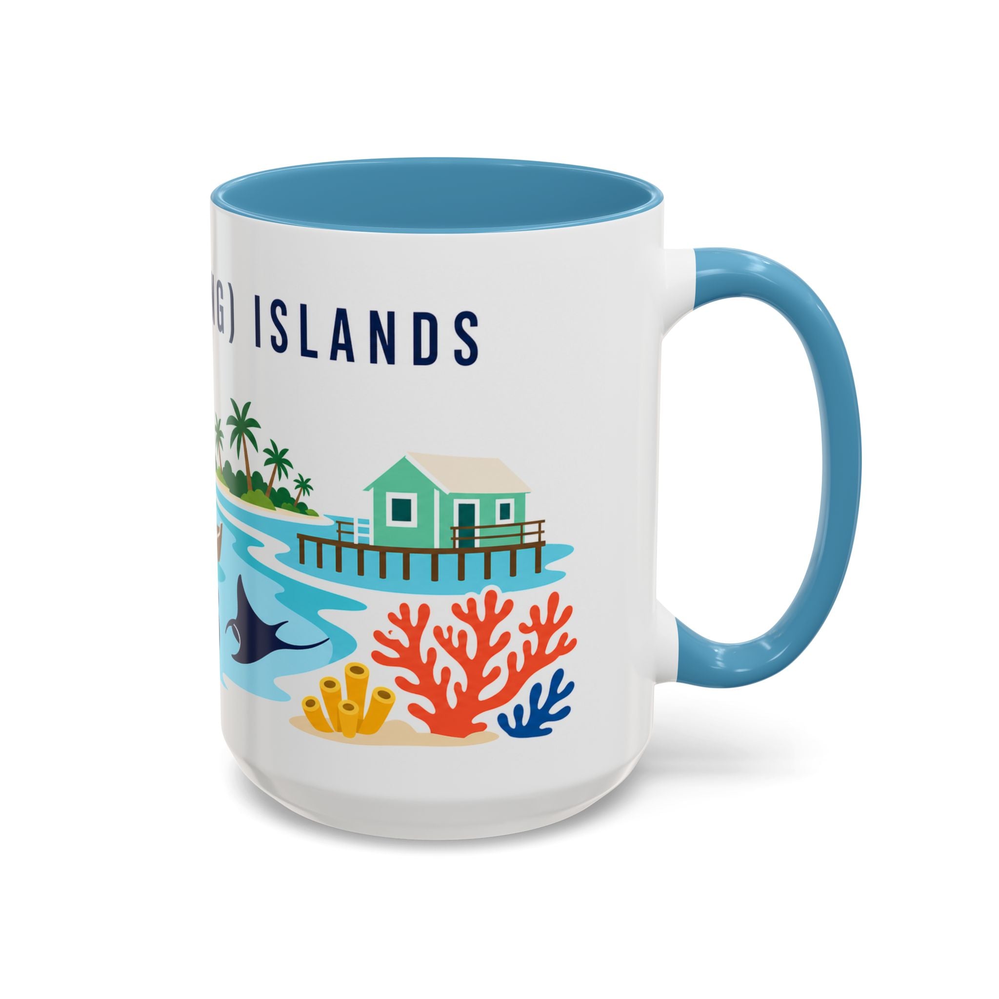 Cocos (Keeling) Islands Coffee Mug | Travel Souvenir Accent Mug | Country Gift Ceramic Cup 11oz 15oz