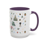 Los Angeles Christmas Mug | Watercolor City Souvenir | Ceramic Coffee Cup (11oz or 15oz)