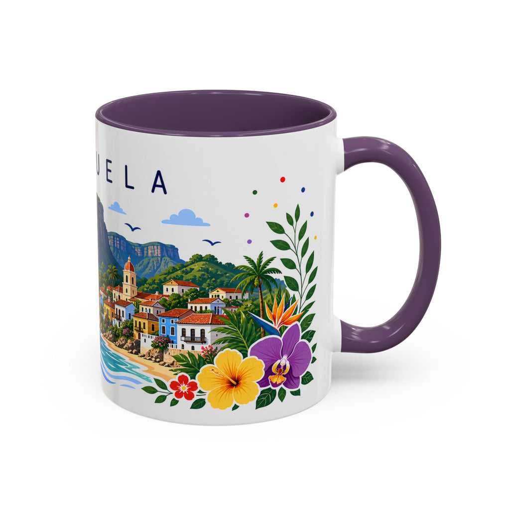 Venezuela Coffee Mug | Travel Souvenir Accent Mug | Place Gift Ceramic Cup 11oz 15oz