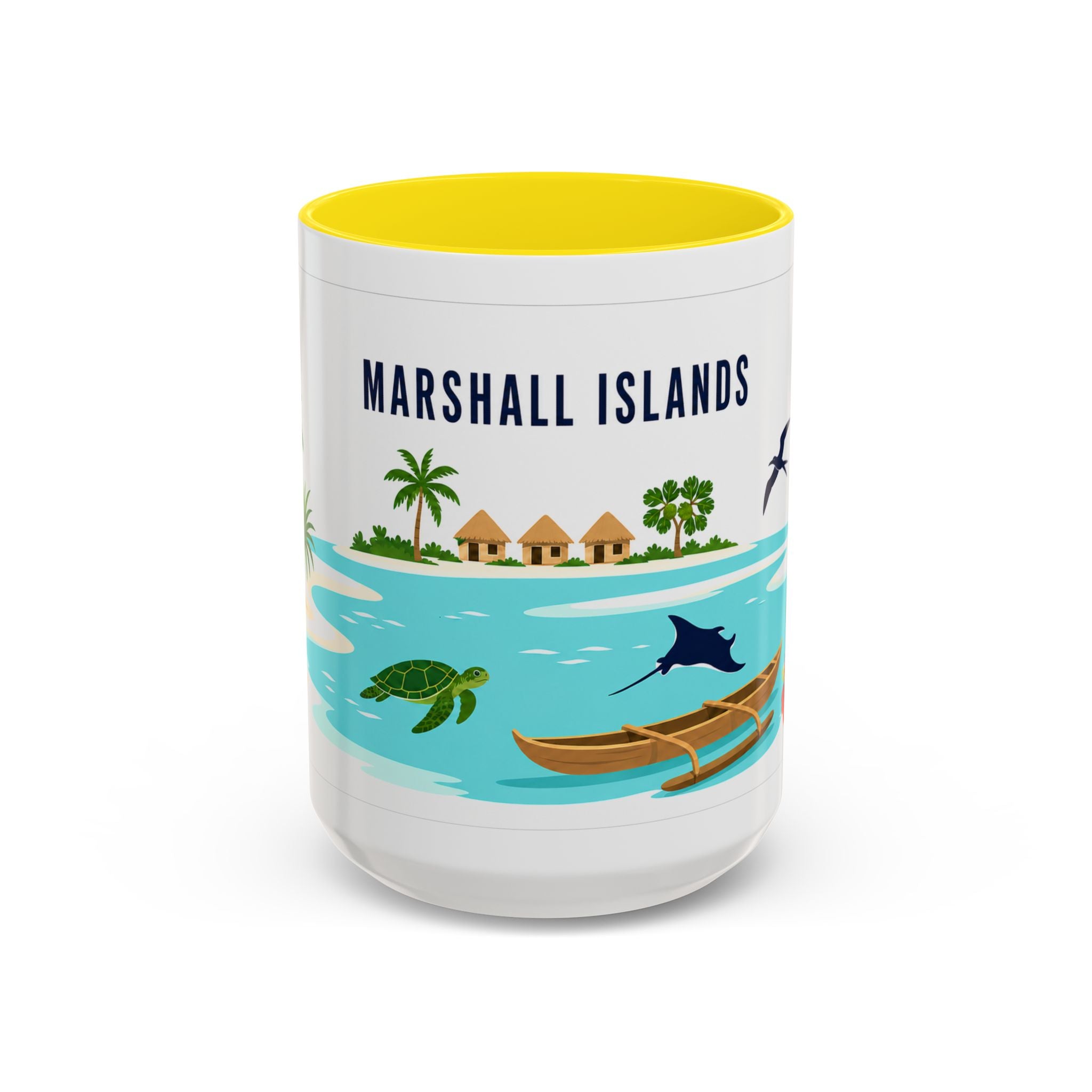 Marshall Islands Coffee Mug | Travel Souvenir Accent Mug | Country Gift Ceramic Cup 11oz 15oz