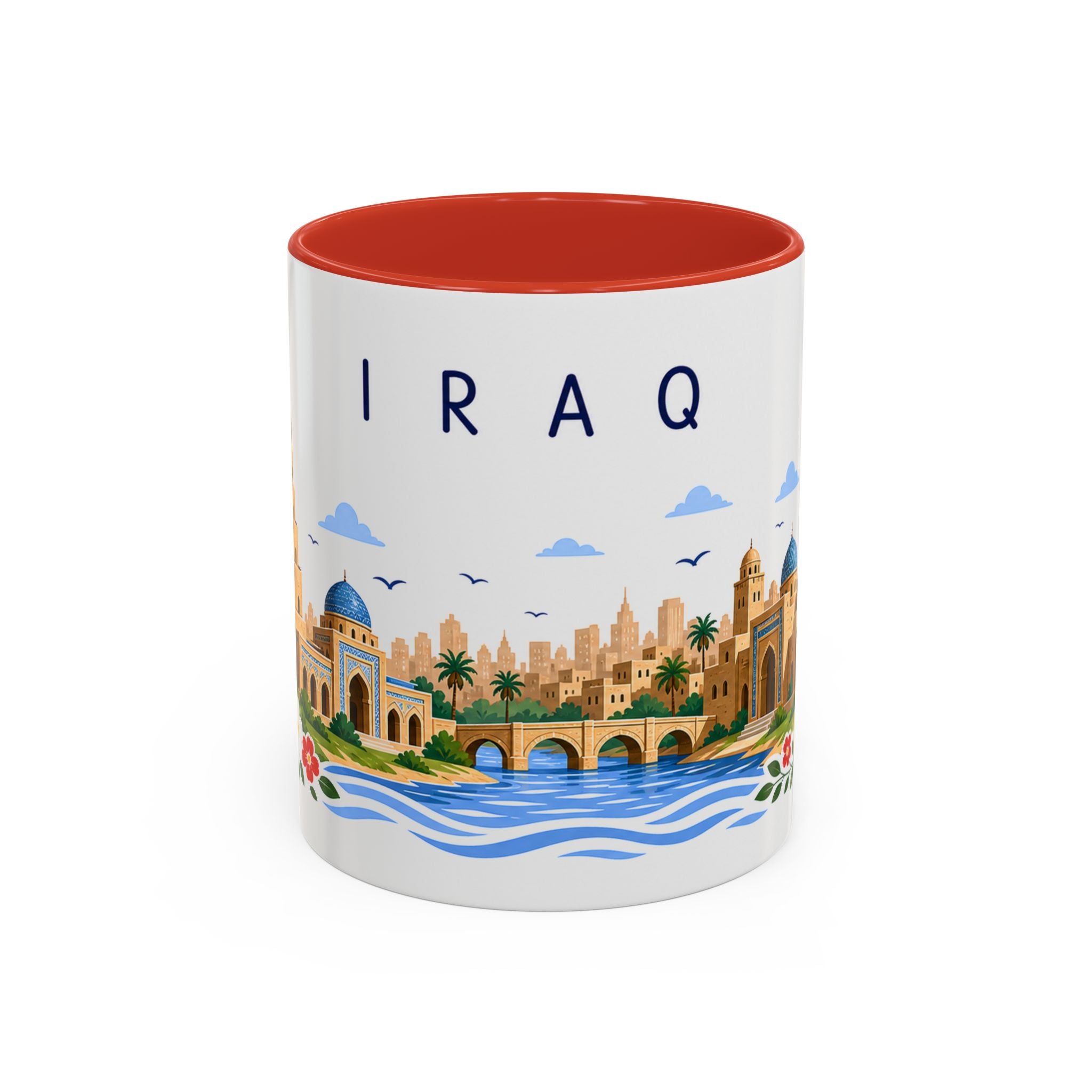 Iraq Coffee Mug | Travel Souvenir Accent Mug | Place Gift Ceramic Cup 11oz 15oz