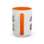 Cleveland Illustrated Travel Mug | City Souvenir Accent Coffee Mug | 11oz 15oz Ceramic Cup