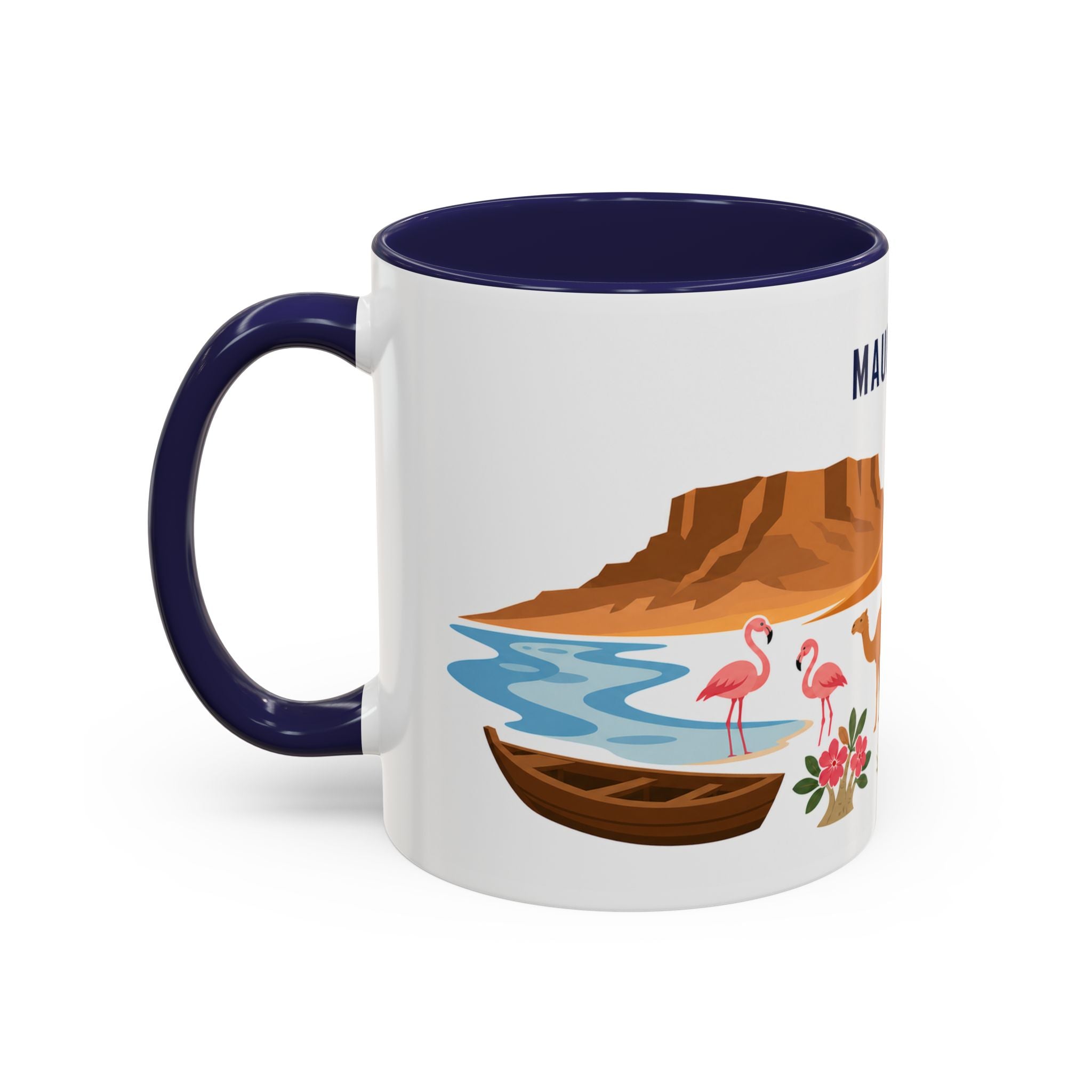 Mauritania Coffee Mug | Travel Souvenir Accent Mug | Country Gift Ceramic Cup 11oz 15oz