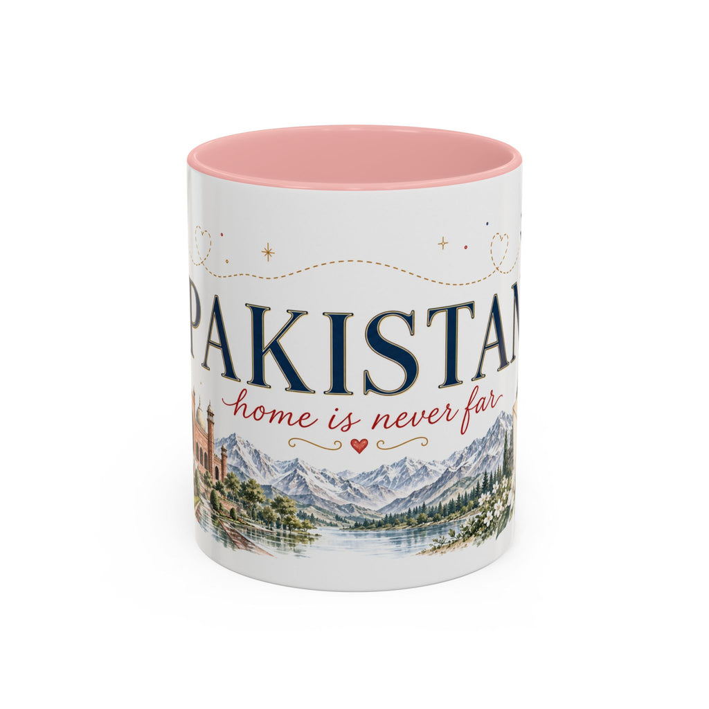 Pakistan Home Country Mug | Moving Away Gift | Long Distance Friendship | 11 oz 15 oz Accent Mug